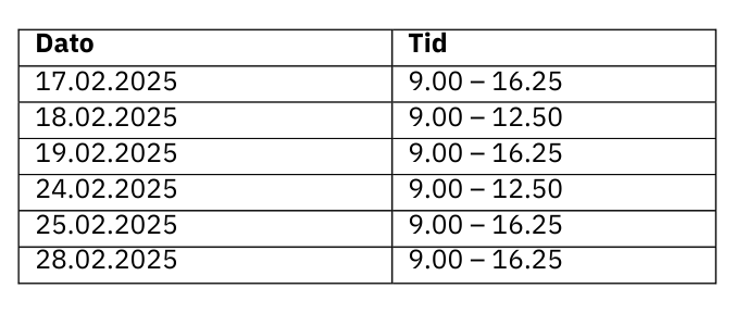 hold 2, engelsk del 1